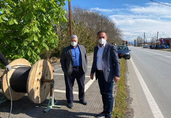 Φωταγώγηση του δρόμου Μαυρολεύκης, κατόπιν πρωτοβουλίας του Αντιπεριφερειάρχη Δράμας κ.Γεώργιου Παπαδόπουλου και σε συνεργασία με τον Δήμο Προσοτσάνης