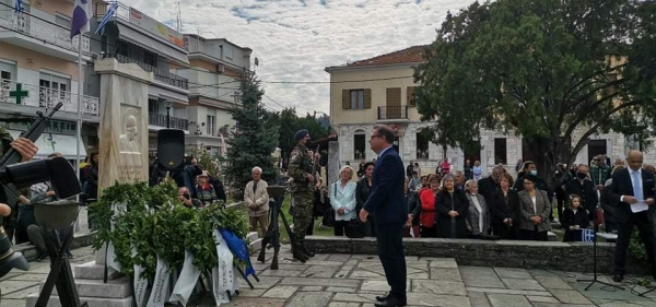 Ο Αντιπεριφερειάρχης Καβάλας Κώστας Αντωνιάδης τίμησε τις εορταστικές εκδηλώσεις για την 109η επέτειο από την απελευθέρωσή της Θάσου