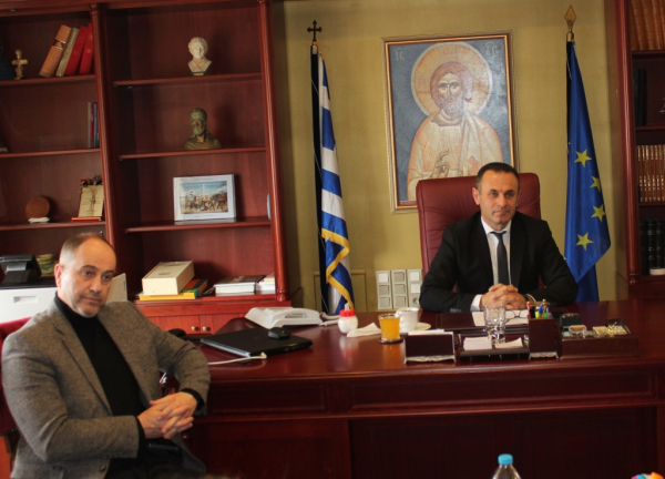 Επίσκεψη του Γενικού Προξένου της Ρωσίας στην Θεσσαλονίκη  στον Αντιπεριφερειάρχη Δράμας κ.Γεώργιο Παπαδόπουλο