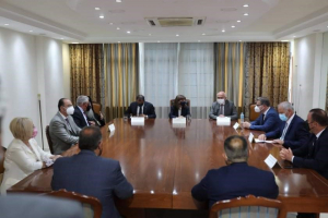 Σύσκεψη της A.E. της Προέδρου της Δημοκρατίας με θεσμικούς φορείς στο γραφείο του Αντιπεριφερειάρχη Καβάλας Κώστα Αντωνιάδη