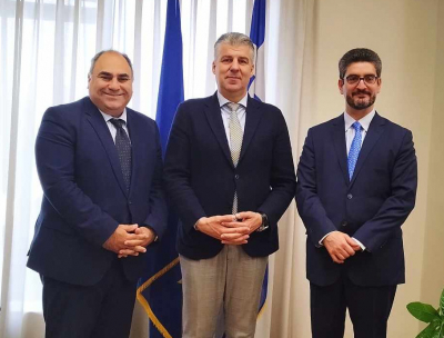 Συνάντηση του Περιφερειάρχη ΑΜΘ με τον Πρέσβη και τον Πρόξενο της Κυπριακής Δημοκρατίας στην Ελλάδα