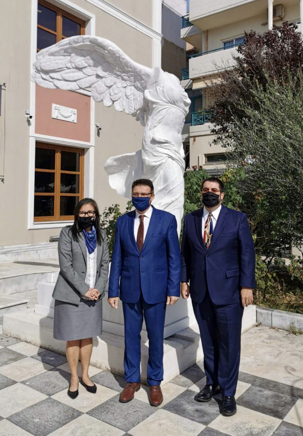 Συνάντηση του Αντιπεριφερειάρχη Έβρου με τον Επιτετραμμένο στην Πρεσβεία των Η.Π.Α. και τη Γενική Πρόξενο των Η.Π.Α. στη Θεσσαλονίκη